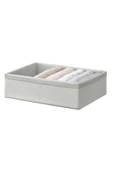 IKEA BAXNA kutu, gri-beyaz, 26x34x10 cm - 2