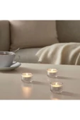 IKEA Tealight 3 Adet Mumluk, Cam, 3.5 Cm Ve 3 Adet Yabani Meyveler Kokulu Mum - 2