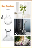 IKEA Vıljestark Dekoratif Cam Vazo, 17 Cm - 1