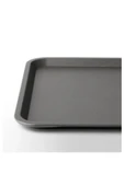 IKEA 2 Adet Plastik Tepsi 37x29 Cm İkea 2 Li Set Sunum Tepsisi Gri Renk - 4