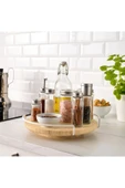 IKEA Aptıtlıg Bambu dönen servis Tepsisi 28 Cm 60562498 - 3