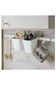 IKEA Sunnersta Askılı Raf Düzenleyici Kutu - 12x11 Cm - Beyaz - 2