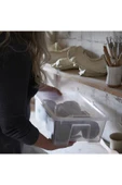 IKEA Düzenleyici Kutu Kabı Kapaklı Düzenleyici 39x28x14 Cm Şeffaf 11 Lt Polipropilen Plastik - 3