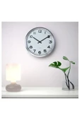 IKEA PUGG duvar saati, paslanmaz çelik, 32 cm - 2