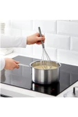 IKEA 3lü Set 2 Adet Paslanmaz Çelik Çırpıcı 1 Adet 500 Ml Plastik Ölçü Kabı Shaker - 3