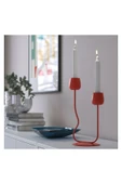 IKEA Kırmızı Şamdan/tealight Mumluk, Lale Parlak Kırmızı, 29 Cm - 1