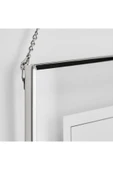 IKEA Gümüş Renk Metal Asılabilir Fotoğraf Çerçevesi 20X25 Cm İkea Ayaklı Çerçeve Fotoğraflık - 4