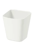 IKEA Sunnersta Askılı Raf Düzenleyici Kutu - 12x11 Cm - Beyaz - 1
