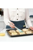 IKEA Bakglad Silikon Yumurta Hamur Pasta Fırçası Bej Mavi 26 Cm - 3