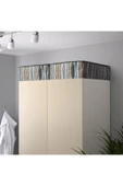 IKEA Sackkarra Çok Renkli 69x51x19 Cm Hurç Elbise Çarşaf Nevresim Giysi Saklama Kutusu Organizer - 5