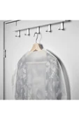 IKEA Renshacka 105x60 Cm Beyaz Şeffaf Elbise Giysi Kılıfı Koruyucu - 3