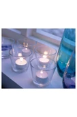 IKEA 8'li Set Tealight Mumluk Yükseklik: 6 Cm İkea 8 Adet Cam Tealiht Mum Kabı Şeffaf - 2
