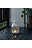 IKEA Metal KRINGSYNT fener , beyaz, 21 cm Beyaz 1 - 2