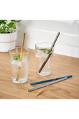 IKEA Paslanmaz Çelik pipet, çeşitli renkler, 4 parça - 4