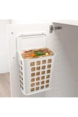 IKEA Plastik VARIERA Atık Ayırma Kutusu, Beyaz, 10 lt, 27x16x46cm Mutfak 46 cm 10 L Beyaz - 2
