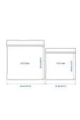 IKEA ISTAD Kilitlenebilir Buzdolabı Po?eti Kilitli Siyah Sarı 2,5 lt ve 1,2 lt 50 Adet - 7