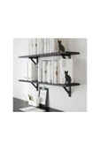 IKEA Portvakt Kitap Desteği, Siyah, 12x14.5 Cm, Kedi - 3