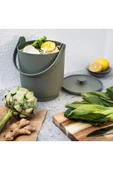 IKEA Çöp Kovası Katlanır Kulplu Kapağı Kenara Sabitlenebilir Polipropilen Plastik Mint Yeşili 4 lt - 2