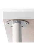 IKEA Tekli Adıls Beyaz 70 Cm Ayak Çelik Masa Ayağı Çalışma Masası Ayağı (# 646154698) Beyaz Masa Ayağı - 2