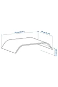 IKEA SIGFINN monitör yükseltici, Bambu - 4