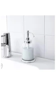 IKEA Balungen Sıvı Sabunluk - Şeffaf Cam - 300 ml - Krom Kaplama Başlık - 4
