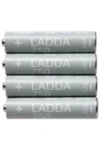 IKEA Ladda Şarj Edilebilir Pil, Hr6 Aa 1.2v, Pil Kapasitesi: 1900 Mah. - 1