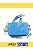 IKEA Knölıg 9x7 Cm Mini Taşıma Çantası Şekilli Mavi Anahtarlık Area_online - 4