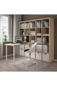IKEA OLOV Beyaz Ayarlanabilir Ayak 60-90 Cm Yükseklik Ayarlı Çelik Masa Çalışma Masası Ayağı 1 Adet - 5