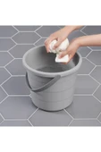 IKEA Pepprıg 3 Parça Kapaklı Kova Seti Temizlik Kovası Gri/mavi - 7