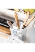 IKEA Beyaz Renk Kalemlik Metal Meridyendukkan Çok Amaçlı Masa Üzeri Düzenleyici Kalemlik - 3
