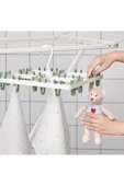 IKEA Askılık 36x36x4 Cm Kurutmalık 24 Mandallı Çamaşır Kurutması Çorap Askısı - 3