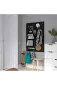 IKEA Skadıs Siyah 76x56 Cm Çok Amaçlı Pano Pegboard - 6