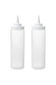 IKEA GRILLTIDER sos şişesi, şeffaf, 330 ml, 2 adet - 1