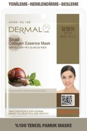 DERMAL Yenileyici, Besleyici ve Nemlendirici Salyangoz Özlü Kollajen Maske 23 Gr thumbnail 1