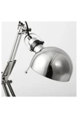 IKEA Gümüş FORSÅ nikelaj kaplama 35 cm çalışma lambası 35 cm Kablolu E14 Ayarlanabilir Boyut Çelik - 5