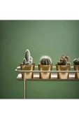 IKEA DAIDAI pirinç rengi 12 cm çelik saksı 3 adet - 3