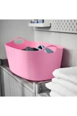 IKEA TORKIS Pembe 35 lt Esnek Büyük Çamaşır Sepeti - 3