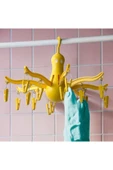 IKEA Ahtapot Askılık Ikea Askılık Kurutmalık 16 Mandallı Çamaşır Kurutması Sarı Renk Plastik - 1
