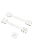 IKEA 4 Adet Çekmece Kilidi  4'lü Set Çocuk Dolap Kilidi Plastik Güvenlik Kilidi Beyaz - 4