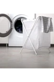 IKEA Jall 50 lt 8 kg Kapasiteli Beyaz Katlanır Çamaşır Sepeti - 3