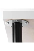IKEA Olov Ayarlanabilir Ayak Siyah 60-90 Cm Yükseklik Ayarlı Çelik Masa Çalışma Masası Ayağı 1 Adet - 4