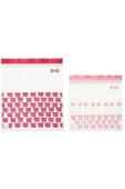 IKEA ISTAD Kilitlenebilir Buzdolabı Poşeti, Kırmızı-Pembe, 2,5 Lt Ve 1,2 Lt, 50 Adet - 1