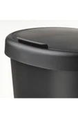 IKEA Hölass Plastik Çöp Kutusu - Siyah - 8 Lt - 6