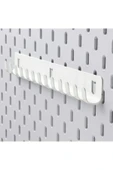 IKEA Çok Amaçlı Pano Askısı Genişlik 28 cm İkea Metal Pano Kancası Beyaz Çelik Askı - 3