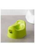 IKEA Çocuk Lazımlığı Yükseklik 18 Cm Pratik Kaymaz Lazımlık Yeşil Renk Plastik Adaptör - 1