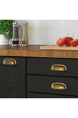 IKEA Eneryda 89 Mm 2 Adet Gold Altın Pirinç Kulp Mobilya Dolap Çekmece Kulbu Kulpları - 2