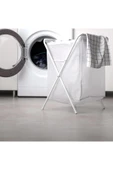 IKEA 50 Litre Beyaz,katlanır, Çamaşır Sepeti Açılır Kapanır Pratik Kirli Sepeti 50 Lt U42x - 4