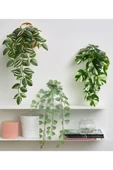 IKEA 3 Adet Asılabilir Yapay Bitki Ikea 3'lü Set Yapay Duvar Bitkisi Yeşil Renk - 1