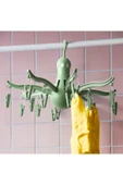IKEA Plastik PRESSA Yeşil 16 Mandallı Çamaşır Kurutma Askılığı Askılı Kurutucu Yeşil - 3