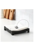 IKEA Siyah,şık ,peçetelik Dukkan 22x22 Cm Alüminyum Peçetelik Siyah Ikea - 1